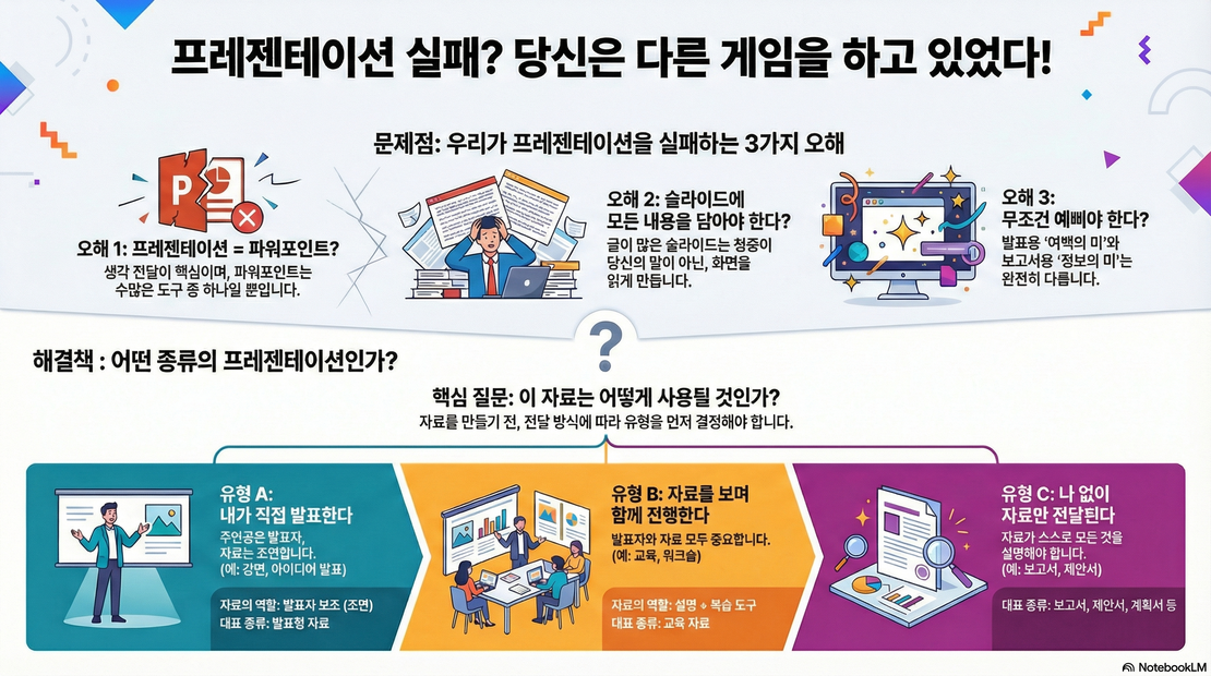 0. 같은 이름, 완전히 다른 게임 - 프리젠테이션의 8가지 얼굴