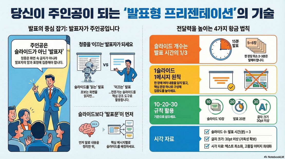 1. 발표형 프리젠테이션: 당신이 주인공이 되는 발표의 기술