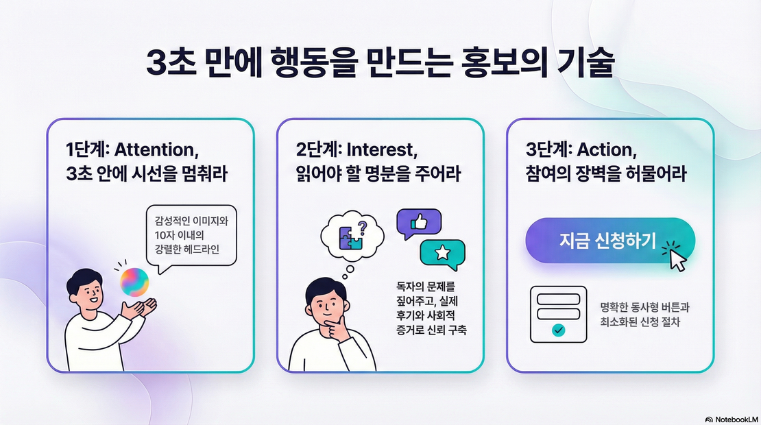 6. 3초의 승부, 시선을 사로잡고 행동을 이끌어내는 홍보 자료 작성 전략