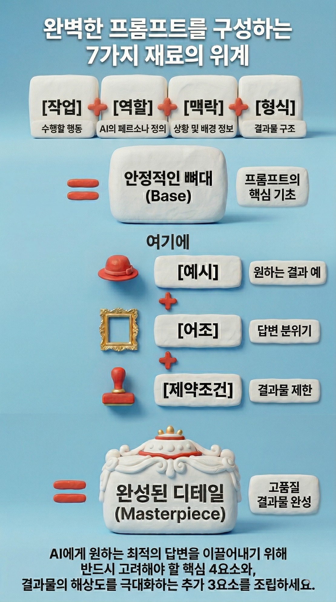 프롬프트 완성을 위한 4+3 작성법 