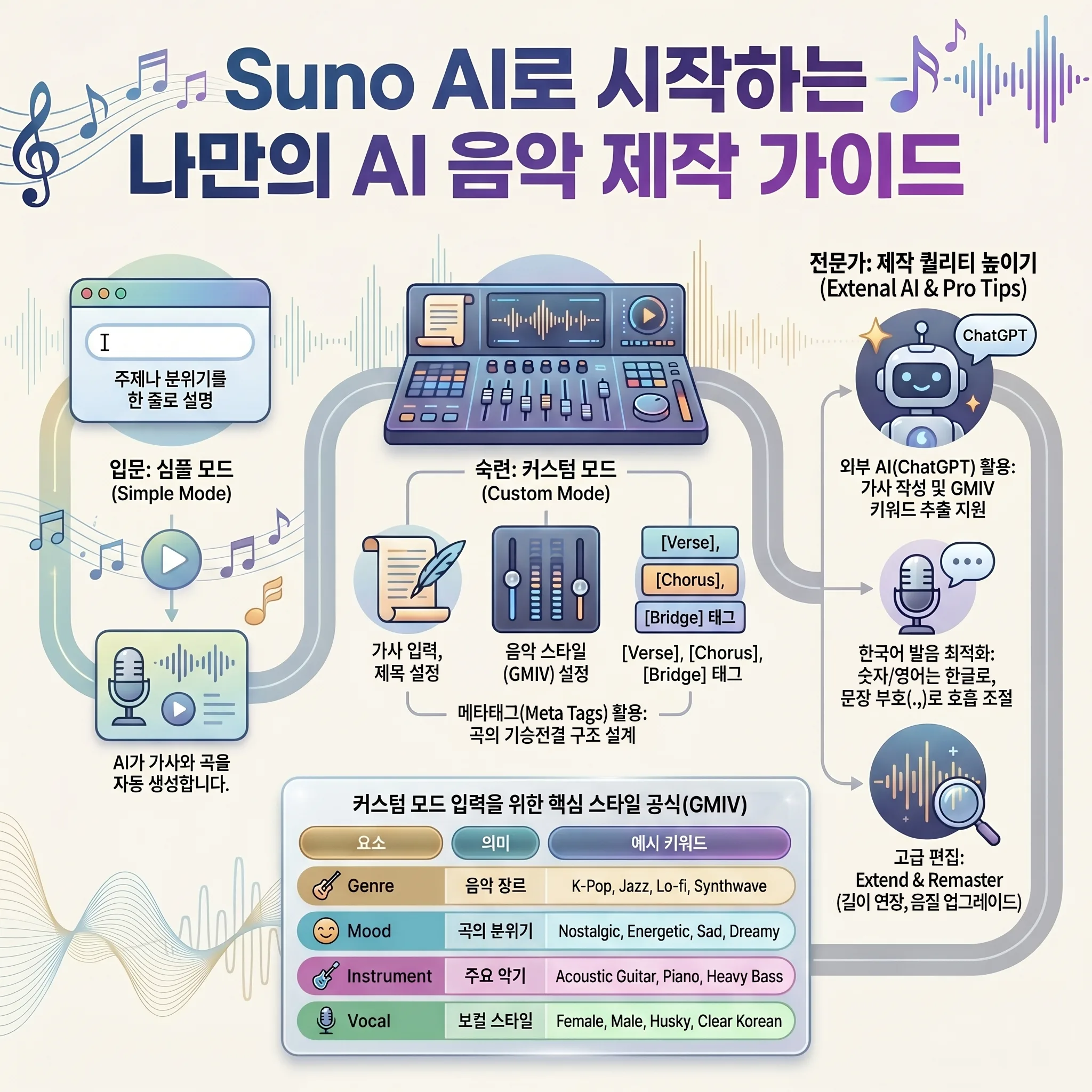 Suno AI 가이드(Detail Version)