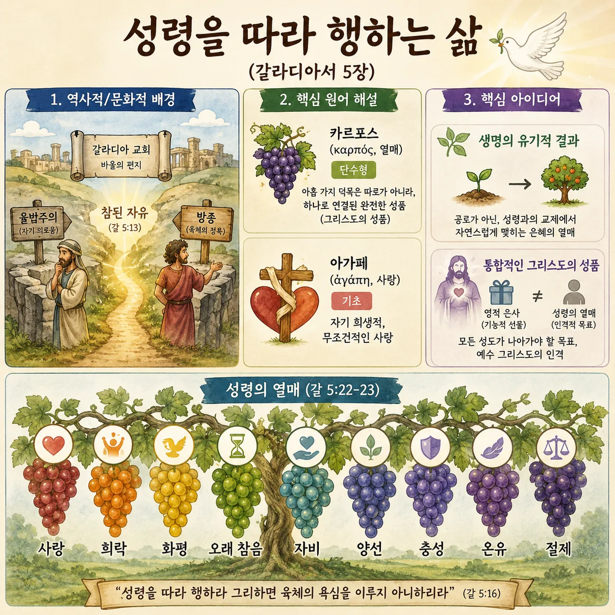 갈라디아서 5장 성령을 따라 행하는 삶