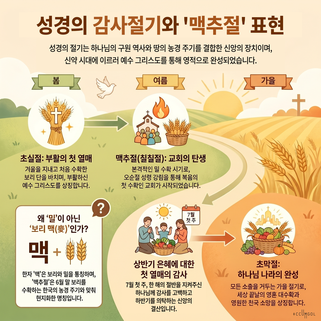 성경의 추수 절기와 한국교회의 ‘맥추절’ 표현